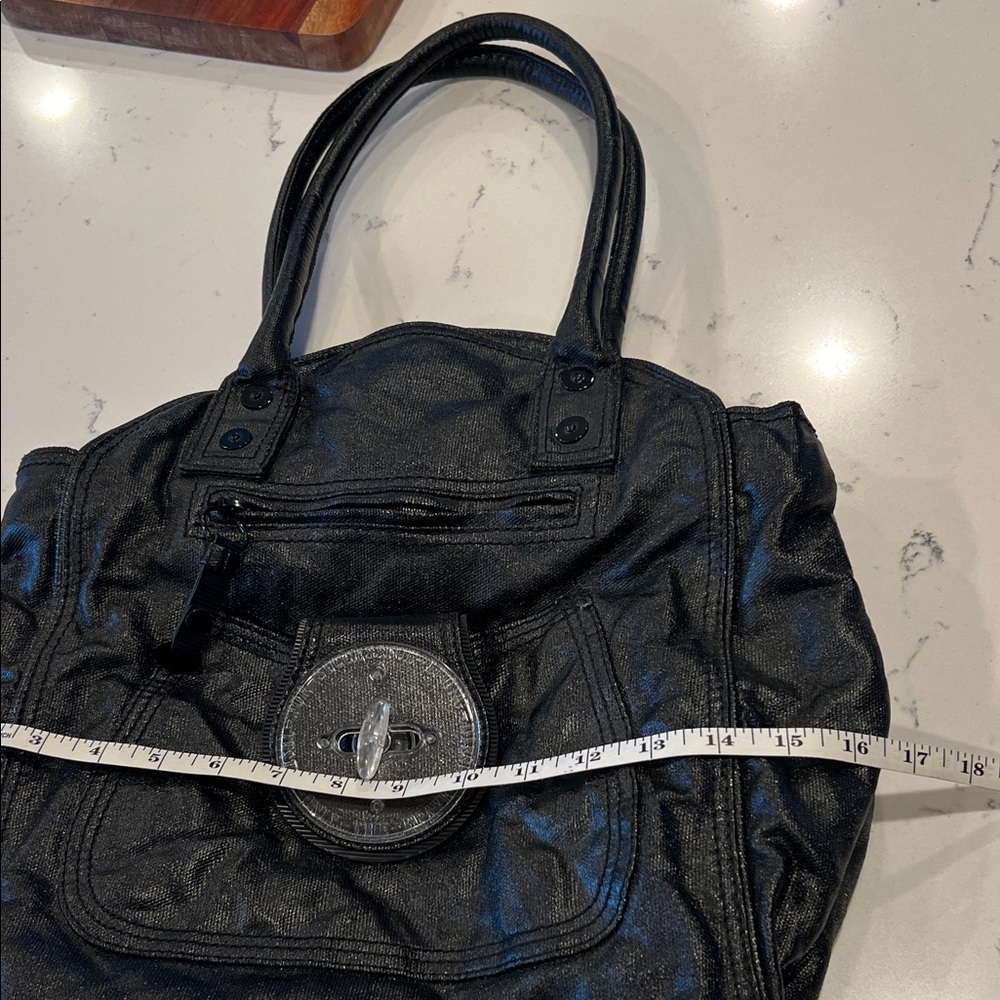 Diesel Black Leather shoulder toe Bag - Picture 13 of 15